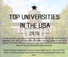 Top universities in the USA Top universities in the USA